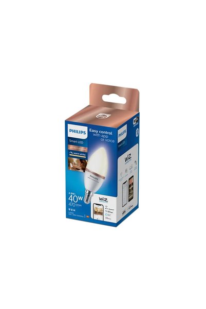 Philips Bec Έξυπνο Κερί LED C37 WiFi ρυθμιζόμενης έντασης E14 4,9 W 470 lm 27...