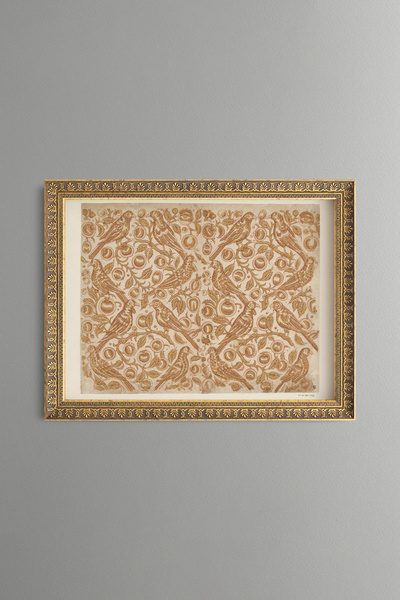 epiqart نقشة الطيور - لوحة فنية بنقشة عتيقة - تصميم أنيق