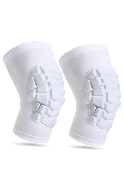 TERRIFI 1 Pair Wrestling Knee Pads, EVA Thick Padded Compression Sleeve in Ba...