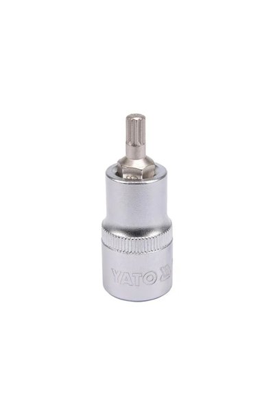 yato Μύτη κατσαβιδιού YT-04342 spline M8 50 mm 1/2 ίντσας CrV, 1 τεμ., blister