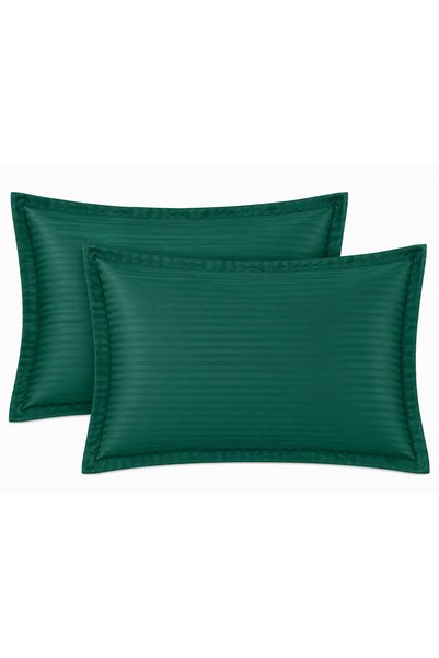 OEM Set 2 fete de perna Damasc, 100% bumbac, 130 GSM, dungi satinate 1 cm, 50...