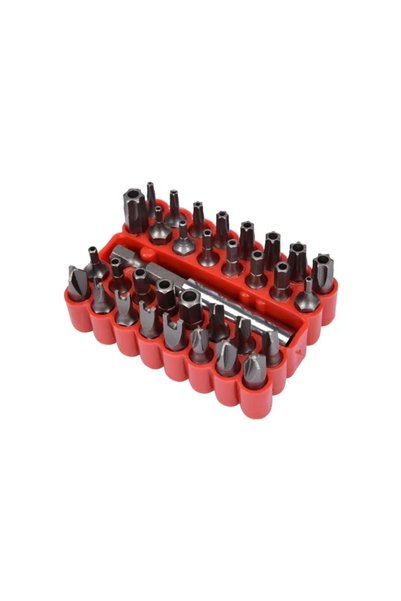 Vorel Set biți pentru șurubelniță VOR66330 1/4 inch 25 mm CrV 33 piese în cas...