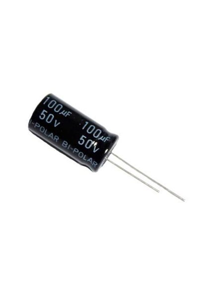 Generic 100uF 50V Electrolytic Capacitors, Pack of 5