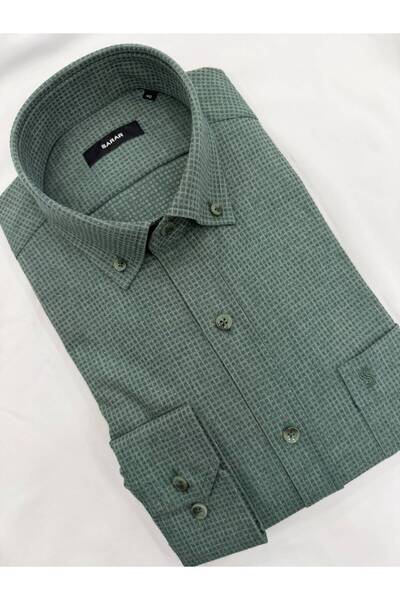 Sarar Woven Fabric, Regular Fit, Plaid, Classic Shirt.