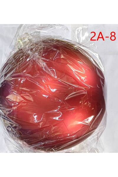OEM Glob rosu mat de Craciun 25 cm