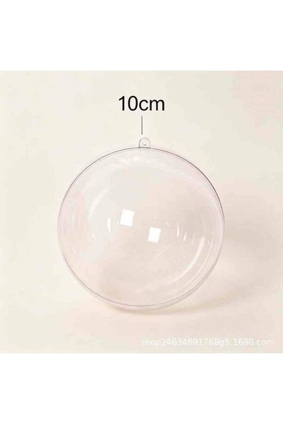 OEM Glob transparent din plastic care se deschide 10 cm 10/set