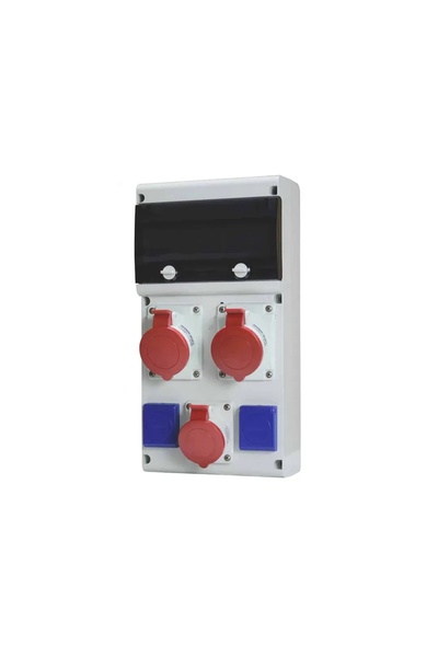 SCAME Component electric Block 5 Prize 3x32A 5P 2xEuro 14M Ip44