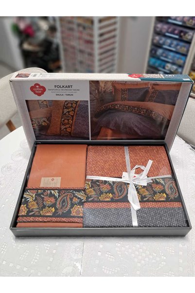 Folk Art Çift Kişilik Nevresim Takımı - Dalila Tarçın