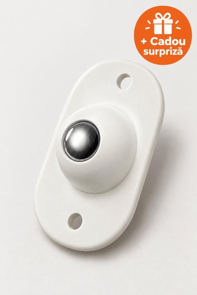 OferteTop Roți Autoadezive pentru Mobilier și Cutii, Set 12 Bucăți, Rotire 36...