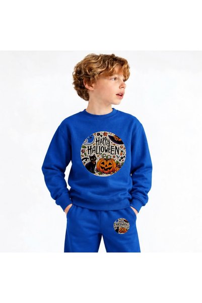 playwear Σετ φούτερ με σχέδιο μπαλονάκι του Χάλοουιν, με τύπωμα, για κορίτσια...