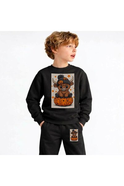 playwear Σετ φούτερ με θέμα το Χάλοουιν, με τύπωμα, για κορίτσια, αγόρια και ...