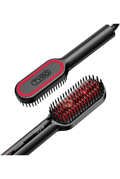 TYMOS TYMO Hair Straightener Brush - Ionic Mini Straightening Brush for Women