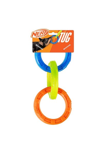 Nerf dog Играчка за дърпане за кучета – Интерактивен пръстен за дърпане, издр...