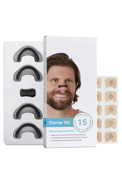 Premium Kit de dilatatoare nazale magnetice, anti-sforăit și sport, 4 benzi m...
