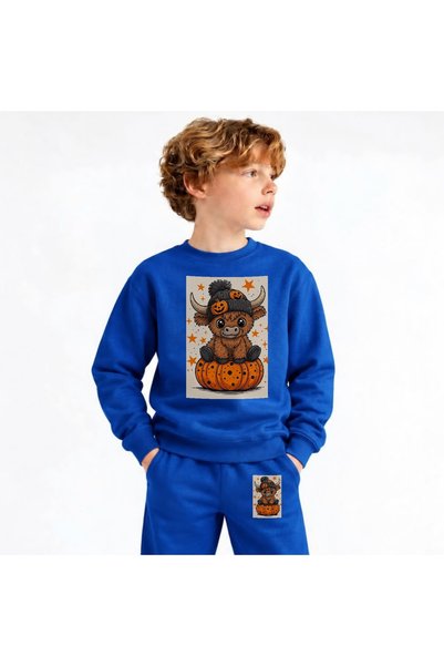 playwear Σετ φούτερ με θέμα το Χάλοουιν, με τύπωμα, για κορίτσια, αγόρια και ...