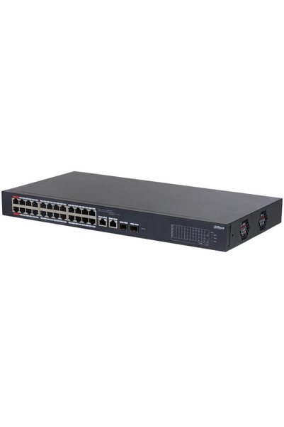 DAHUA Διακόπτης PoE Desktop Layer 2 με διαχείριση μέσω Cloud, 26 θύρες,