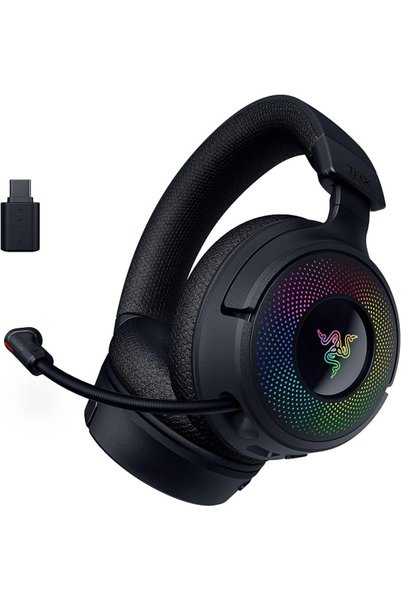 Razer Ornata سماعة رأس لاسلكية للألعاب Razer Kraken V4: تدعم تقنية 2.4 جيجاهر...