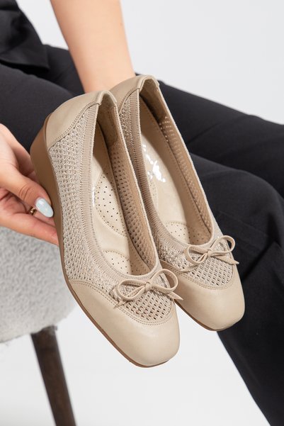 Elile Shoes Genuine Knitwear Wedge Heel Comfort 33-34-35 to 41-42 Size Women'...