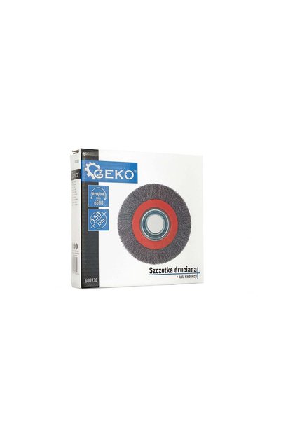 GEKO Perie de sarma pentru slefuire cu set de reductoare, 150 x 32 mm, G00730