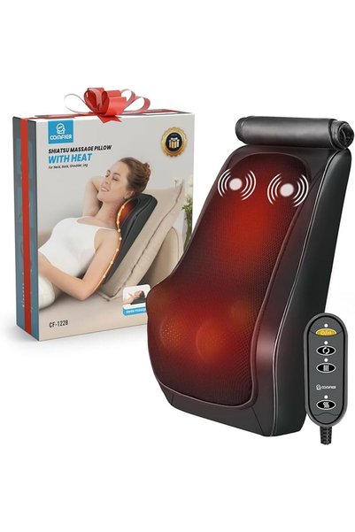 COMFIER جهاز تدليك للرقبة والظهر لتخفيف آلام الرقبة والظهر، جهاز تدليك شياتسو...