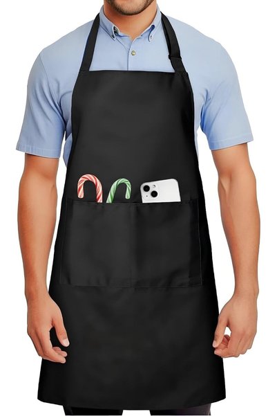 KASTWAVE Heavy Duty Chef Apron for Men & Women, Waterproof & Oil Resistant Bi...