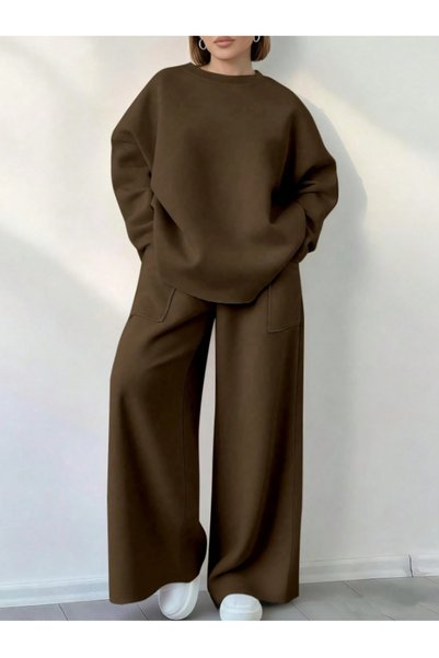 blck & premium Oversize Usa Trends Women's Top and Bottom Set - Do0988665