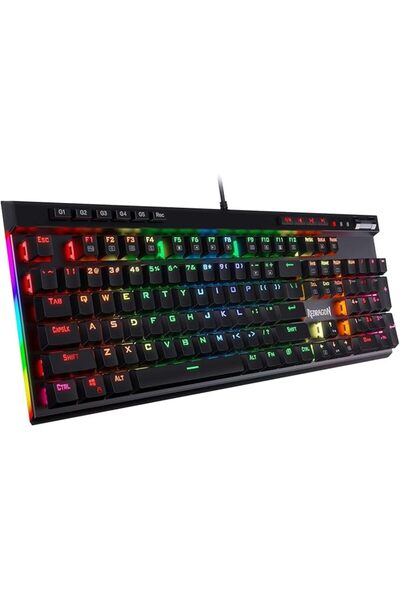 REDRAGON K580 VATA RGB LED Backlit Blue Switches Mechanical Gaming Keyboard 1...
