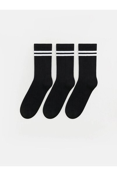 LC Waikiki 3-Pack Striped Boys' Socks (W6)