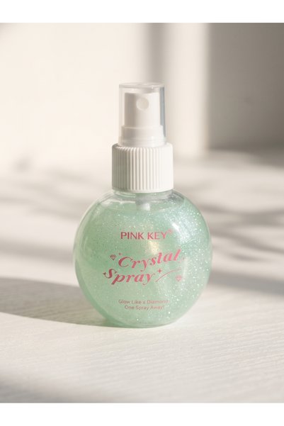 Generic Brand بخاخ تثبيت المكياج وإنعاش البشرة - بينك كي كريستال سبريي (Pink ...