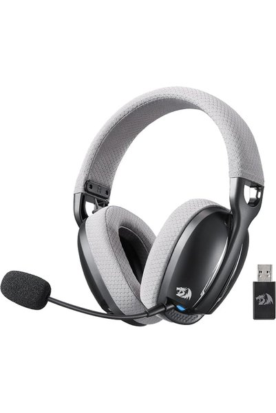REDRAGON H878 3-Mode Wireless Blue Lighting Gaming Headset - Lightweight - 7....