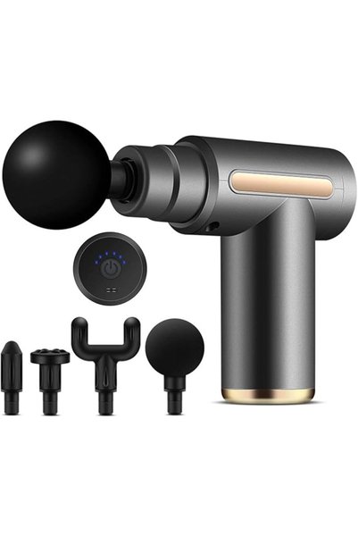 TRASSLE Mini Massage Gun, Percussion Deep Tissues Muscle Massager Gun with 6 ...