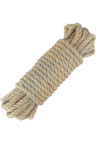 PREMIFY 10M Jute Rope, 8mm Natural Jute Twine Rustic Cord,Hemp String for DIY...