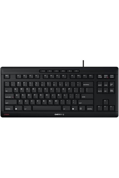 Cherry STREAM KEYBOARD TKL, Wired Mechanical Keyboard, No Numeric Keypad, US ...