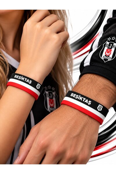 Beşiktaş 1903 YENİ SEZON LİSANSLI 3’LÜ SİLİKON BİLEKLİK SETİ XS/S