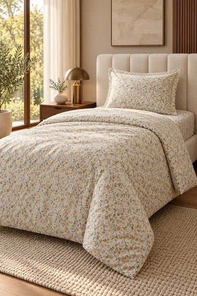 RALEX PUCIOASA Lenjerie Ranforce Cotton Pro Urban Cozy, o persoană, husă cu e...