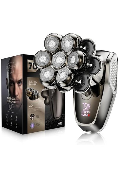 GENERAL SHPAVVER 7D Head Shavers for Bald Men, Detachable Head Shaver LED Dis...