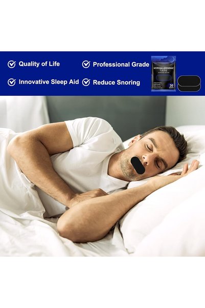 ALİVER Mouth Plasters Sleeping, Mouth Tape for Sleeping, Pack of 30 Mouth Pla...