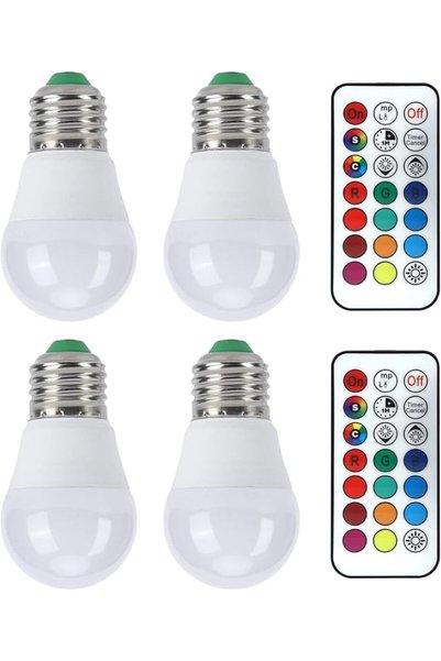 Alomejor مصباح LED RGB بقوة 45 واط، يمكن التحكم فيه عن بعد لتغيير الألوان، من...