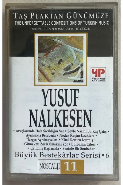 RAKS MÜZİK YAPIM Yusuf nalkesen, great composers series 6, nostalgia, 11 cass...