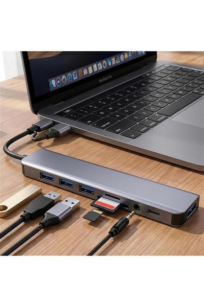 GENERAL 5 in 1 USB-C Hub for MacBook Pro – Multi-Port Adapter with 4K HDMI, 3...