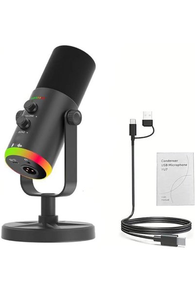 GENERAL USB Condenser Dynamic Microphone with Precision Sound Customization f...