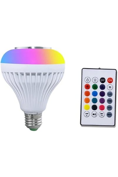 Generic LED Music Light Bulb with Built-in Bluetooth Speaker Wireless Smart L...