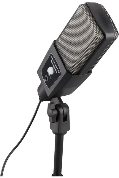 Xiuganpo ميكروفون USB للألعاب مع إضاءة RGB، مثالي للبث المباشر والبودكاست.