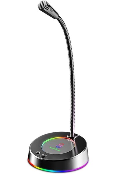 Fawoonu MK08 USB Desk Microphone Plug & Play Professional 360 Degree Omnidire...