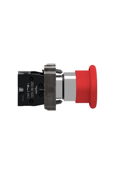 Schneider Electric Buton electric Schneider-Electric XB2BC42C cu revenire roș...