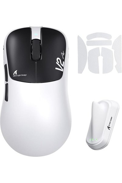SiLabor X Attack Shark فأرة ألعاب لاسلكية ATTACK SHARK V2 AIR، تدعم تردد 8000...