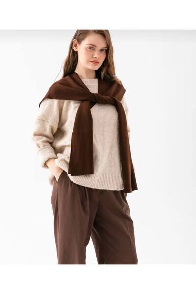 H&D COLLECTİON وشاح كتف محبوك من قطع مربعة، وشاح رياضي بتصميم الباتش وورك، من...