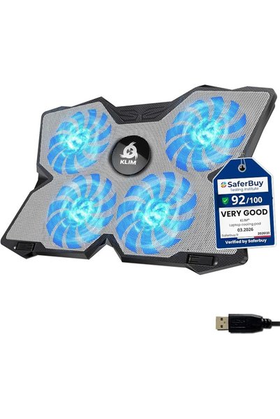 Klim Wind Laptop Cooling Pad - More Than 500,000 Units Sold - New 2023 - Powe...