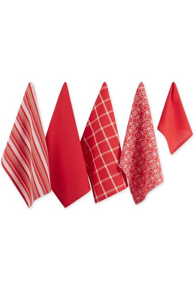 ABDİİBRAHİM DII Cotton Oversized Kitchen Dish Towels 18 x 28" and Dishcloth 1...