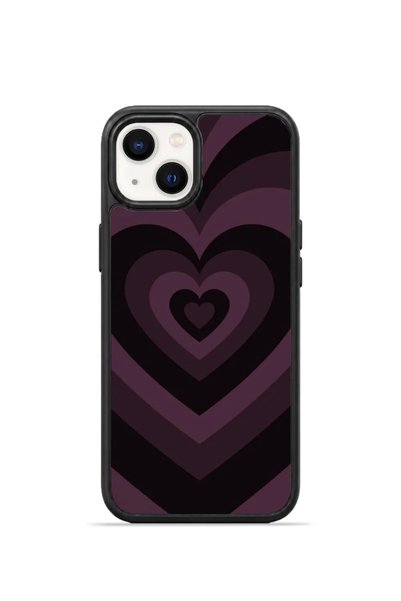 PiyasaSepeti غطاء هاتف iPhone 13 Vorian Black Hole، لون بوردو، بتصميم طبقات د...